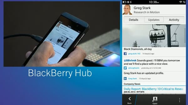 BlackBerry Hub BlackBerry Hub