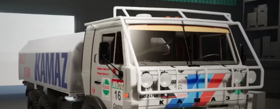 Авторы мордовской гонки «Командиры бездорожья» показали геймплей на КамАЗ-С4310
