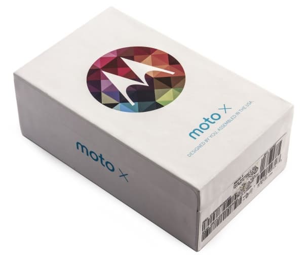Коробка смартфона Motorola Moto X