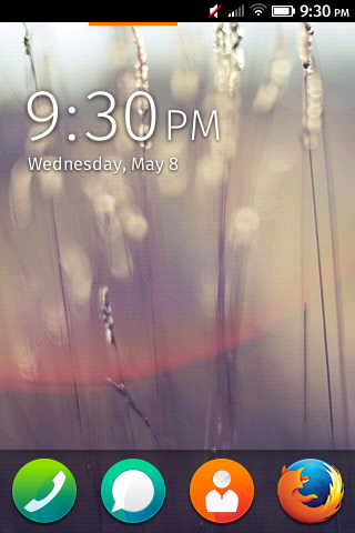 Скриншот Firefox OS