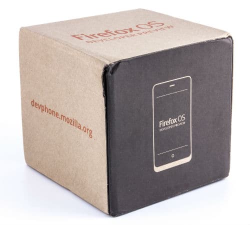 Упаковка смартфона Geeksphone Keon Упаковка смартфона Geeksphone Keon