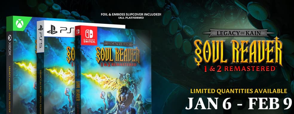 Представлены физические издания Legacy of Kain: Soul Reaver 1 & 2 Remastered. Что входит в состав «коллекционки»?