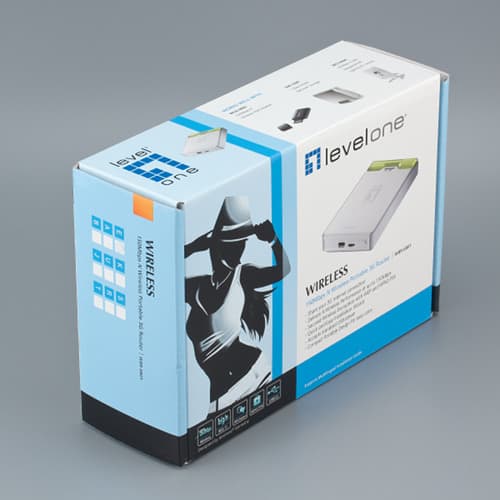 Упаковка 3G-роутера Level One WBR-6801 Упаковка 3G-роутера Level One WBR-6801
