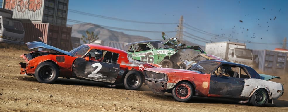 Рев моторов и скрежет металла в новом трейлере Wreckfest 2