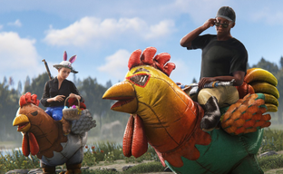 Easter egg hunt begins in Rust, chicken and horse costumes appear