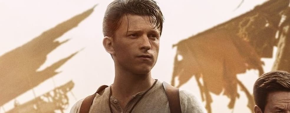 Uncharted идёт на большой экран. Том Холланд в роли Нейтана Дрейка на первом плакате