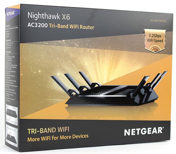 Упаковка Netgear R8000 Упаковка Netgear R8000