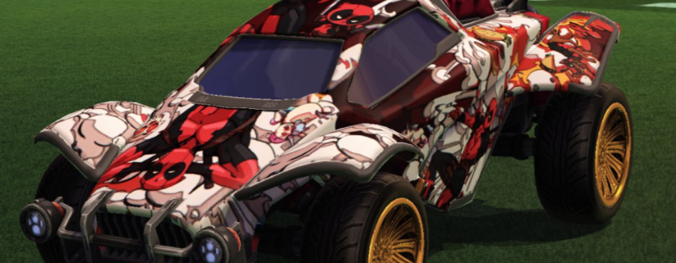 Rocket League получила коллаб с Дэдпулом. Представлен контент в стиле героя Marvel