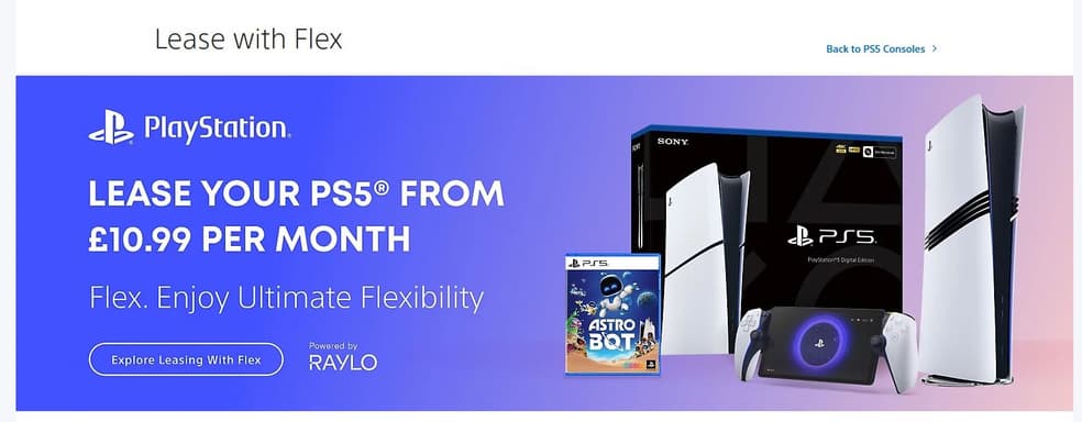 Sony starts offering Britons to rent PlayStation