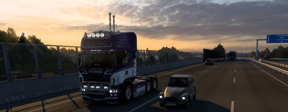 В Euro Truck Simulator 2 появилась новая физика, интерфейс и система грузов, снижающая вес клиента игры. Вышло обновление 1.54