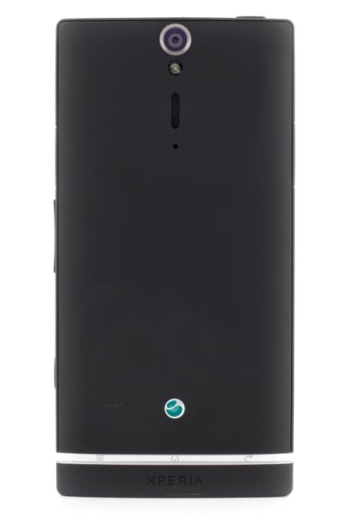 тыльная сторона Sony Xperia S — тыльная сторона