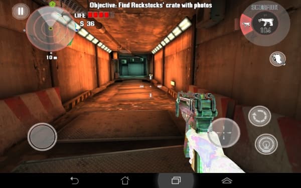 Игра Dead Trigger на планшете ASUS Fonepad