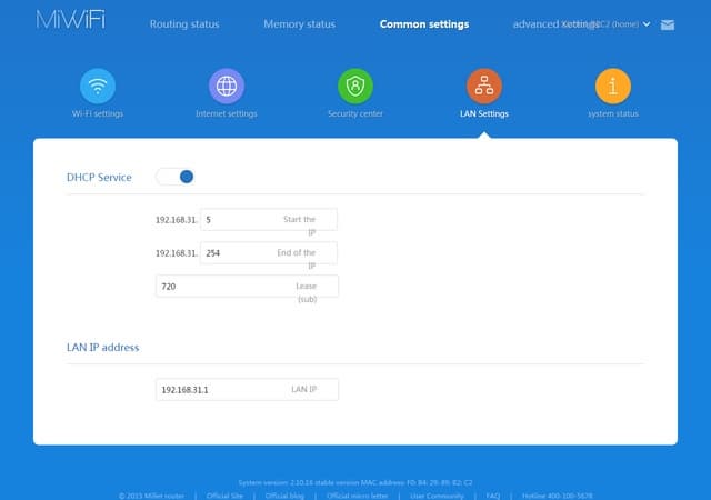Настройка Xiaomi Mi WiFi Router 3