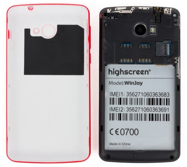 Внешний вид Highscreen WinJoy