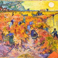 Restoration of Vincent van Gogh's painting "The Red Vineyards"