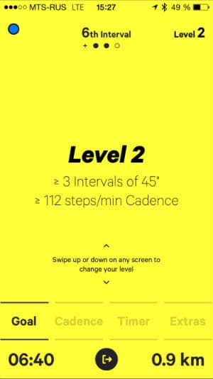 Скриншот приложения Moov Run & Walk Скриншот приложения Moov Run & Walk