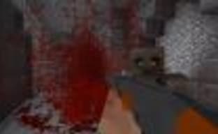 Ролик Brutal Minecraft – кровавые убийства и отстрел всего живого в декорациях Minecraft