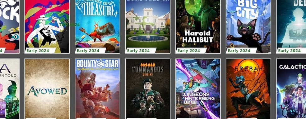 В 2024 году в Game Pass на релизе появятся не менее 40 игр