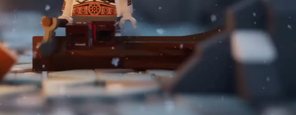 Exploring LEGO God of War Ragnarok. Kratos meets an unusual character in a free PC game