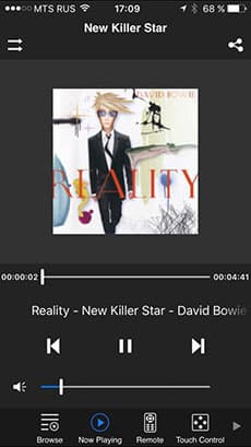 Приложение MediaControl для плеера Oppo BDP-105D