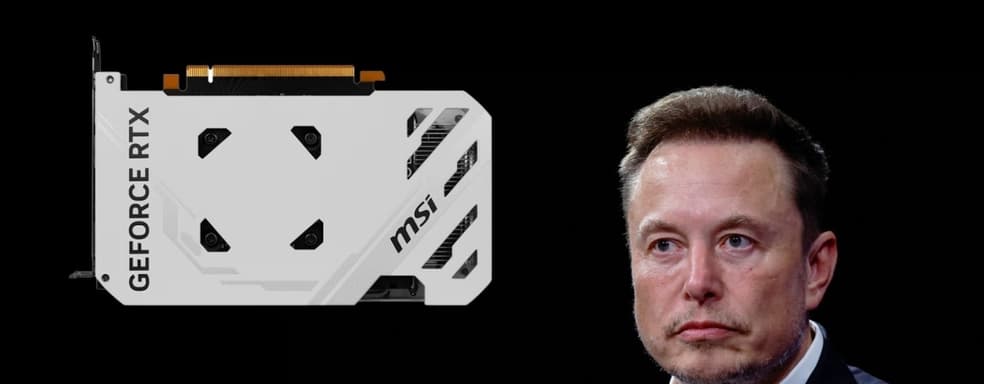Elon Musk was given a gaming PC with a budget video card in the White House