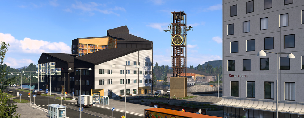 В Euro Truck Simulator 2 добавят самый большой специализированный склад в истории игры. Новые скриншоты дополнения Nordic Horizons