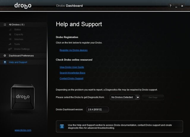 Drobo Dashboard