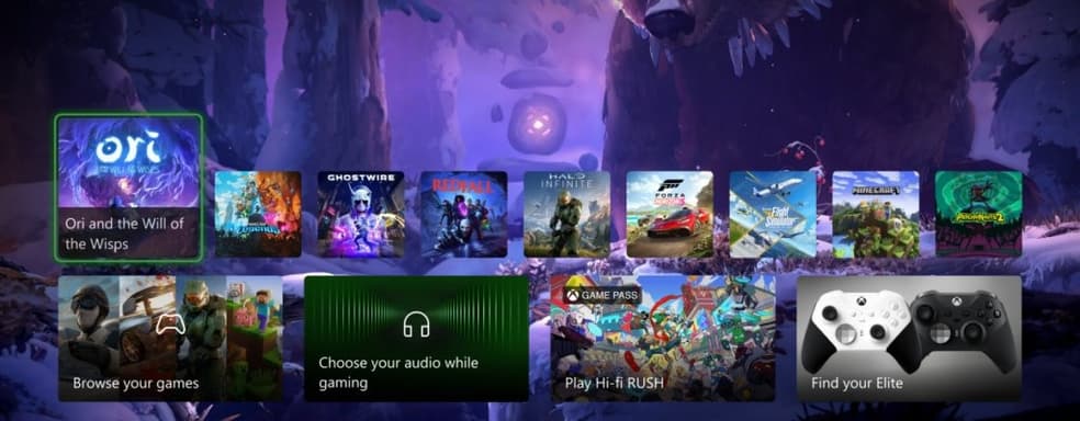 Microsoft обновит домашний экран Xbox на этой неделе