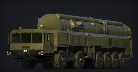 Предполагаемая пусковая установка ракетного комплекса «Орешник»