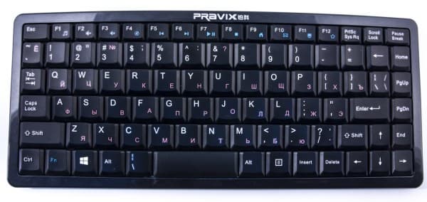 Дизайн клавиатуры Pravix W6016RF