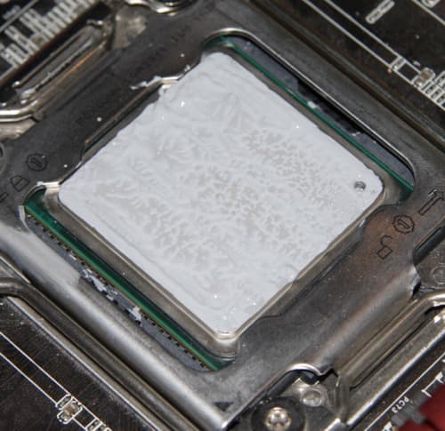 SilverStone AR07 и AR08, распределение термопасты