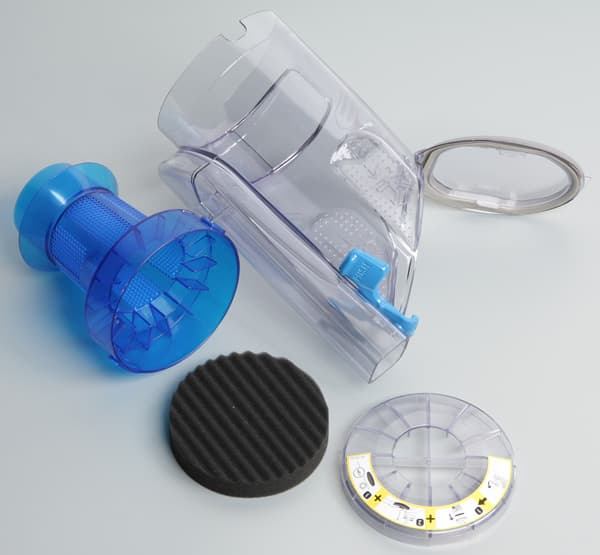 Пылесос Tefal Air Force extreme lithium, пылесборник