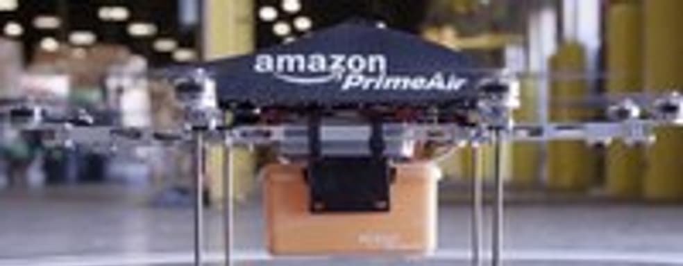 Amazon планирует доставляет посылки беспилотным дронами