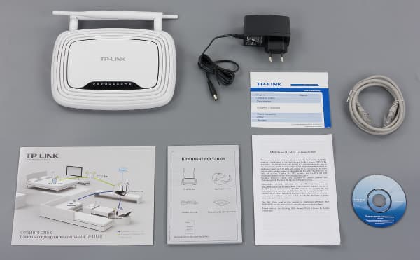 Комплект поставки TP-Link TL-WR842ND(RU) Комплект поставки TP-Link TL-WR842ND(RU)