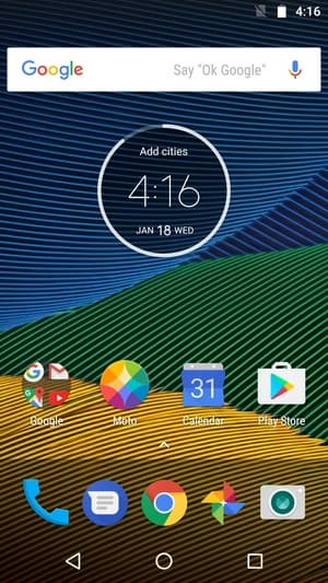 Обзор смартфона Moto G5