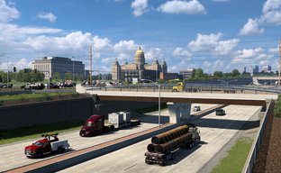 Детализированный Де-Мойн в American Truck Simulator. Скриншоты дополнения со штатом Айова