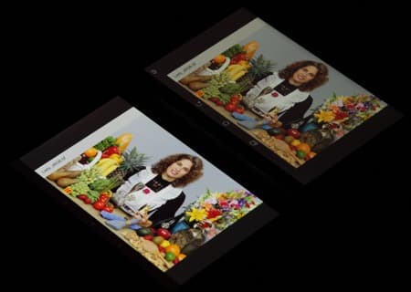 Обзор смартфона Asus Padfone mini 4.3. Тестирование дисплея