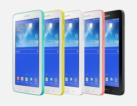 Цвета планшета Samsung Galaxy Tab 3 Lite