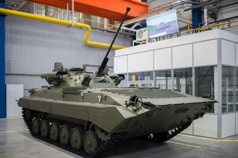 БМП-2М с модулем «Бережок»
