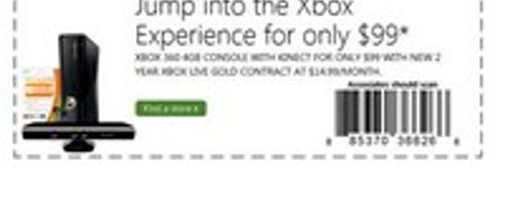 Европейцы могут получить новый бандл Xbox 360 с Kinect