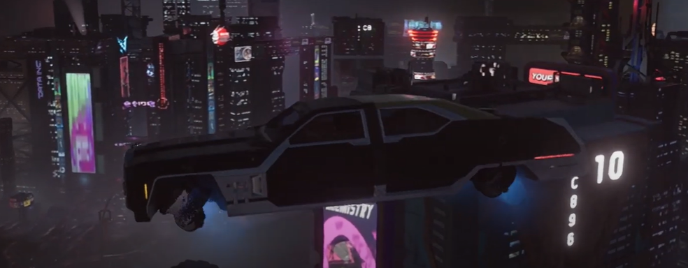 В Cyberpunk 2077 появились автомобили, которые летают не благодаря багу, а модификации