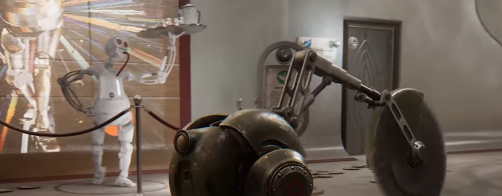 Авторы Atomic Heart показали роботов-убийц в действии