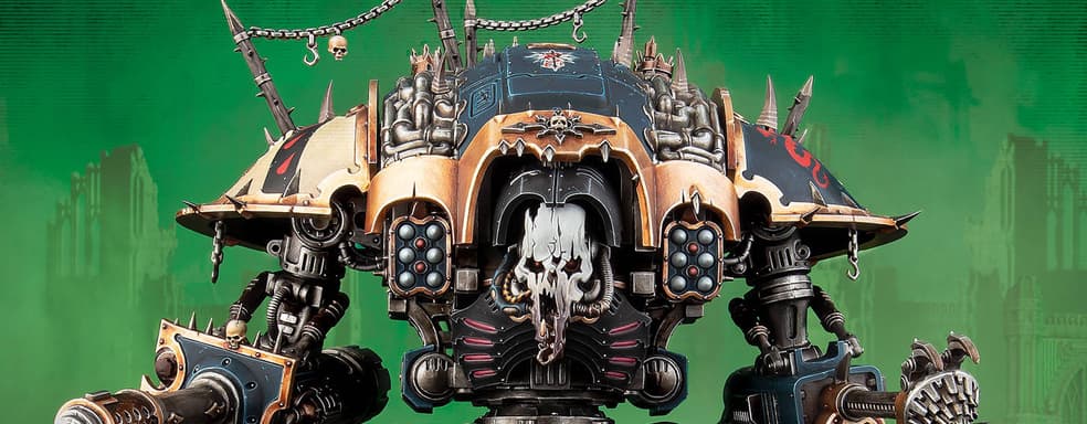 Встреча с Рыцарем Хаоса: Games Workshop показала миниатюру Разрушителя для настолки Warhammer 40,000