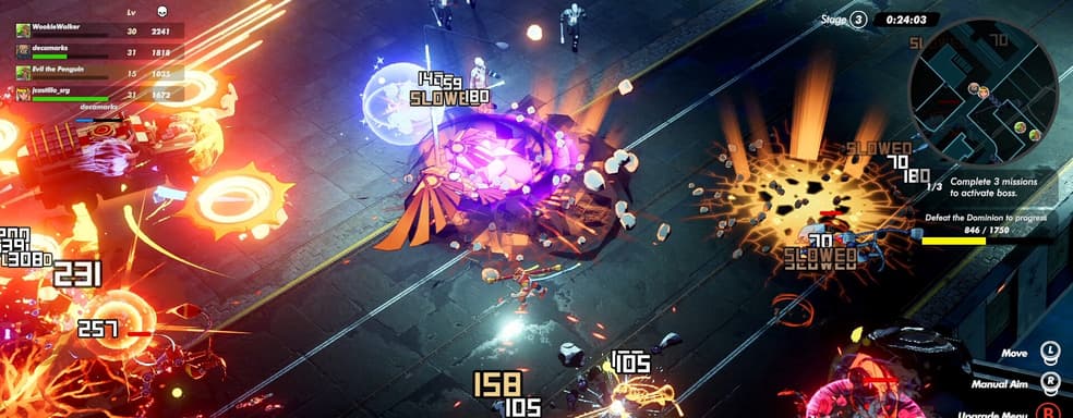 Вышла полная версия киберпанковского автошутера Champion Shift в стиле Vampire Survivors