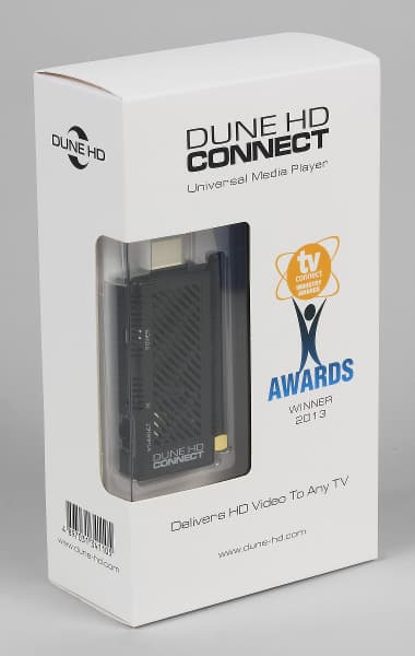Упаковка плеера Dune HD Connect Упаковка плеера Dune HD Connect