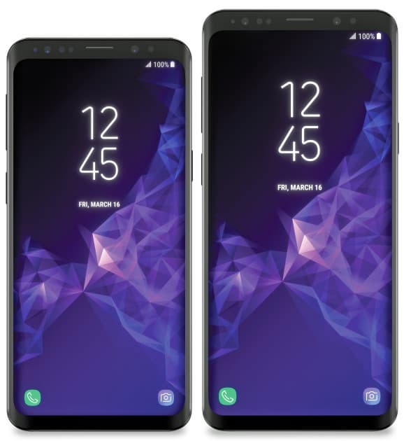 Опубликованы официальные изображения смартфонов Samsung Galaxy S9 и S9+
