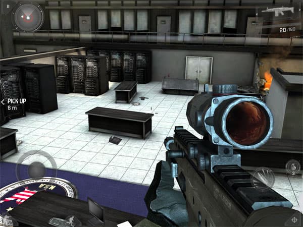Скриншот игры Modern Combat 3 на The New iPad