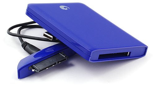 внешний вид без интерфейсного модуля Портативный внешний винчестер Seagate FreeAgent GoFlex, внешний вид без интерфейсного модуля