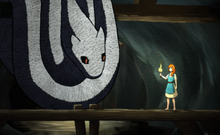 Чехи анимируют игру при помощи швейной машинки. Вышитые персонажи в действии