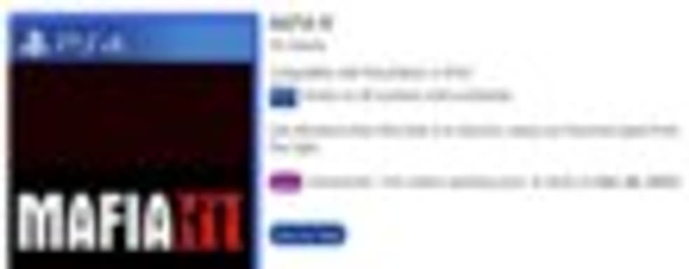 Mafia III на сайте Play-Asia [Обновлено]